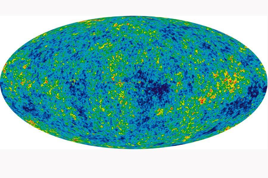 宇宙学家研究了普朗克太空飞船搜集的数据描绘的宇宙地图，发现图上显示南部天空辐射更加密集，同时还存在一个目前物理学无法解释的“冷点”。而科学家预测辐射应该是均匀分布的，因此这张图显示的异常情况只可能是由其它宇宙引力拖拽造成。