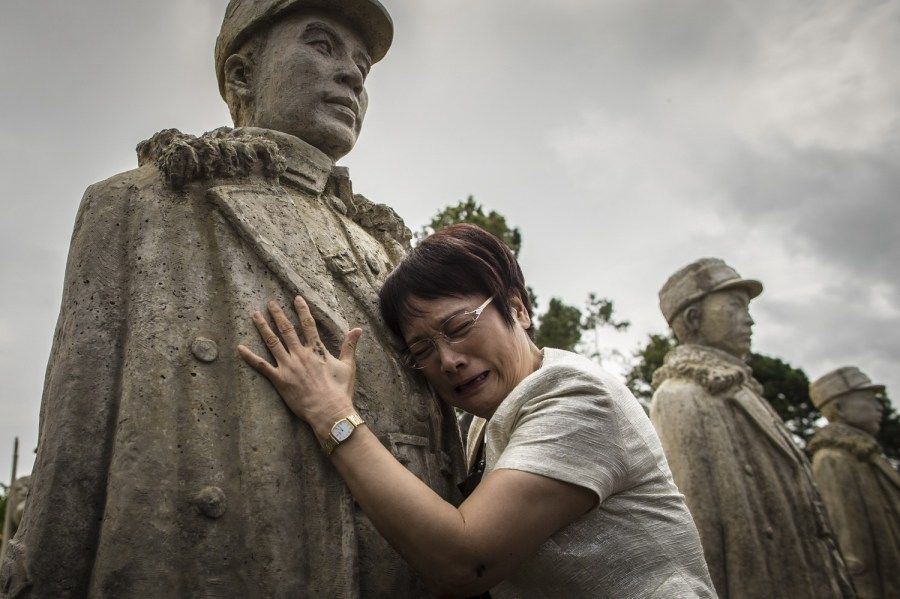中国远征军雕塑群在昔日战场落成
