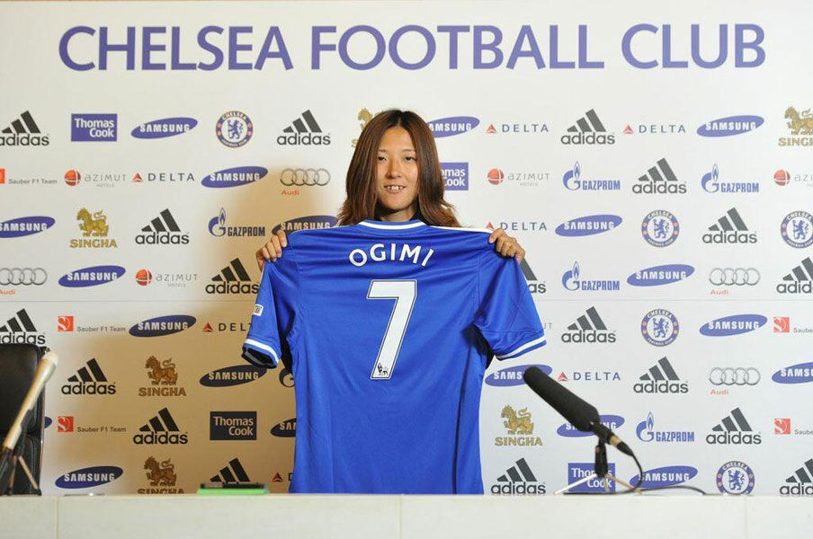 日本女足国脚亮相切尔西穿7号 曾3年2夺德甲冠