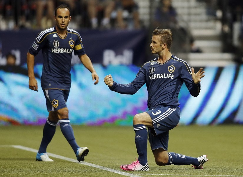 小贝两战三度破门 洛杉矶银河2-2温哥华白帽[高