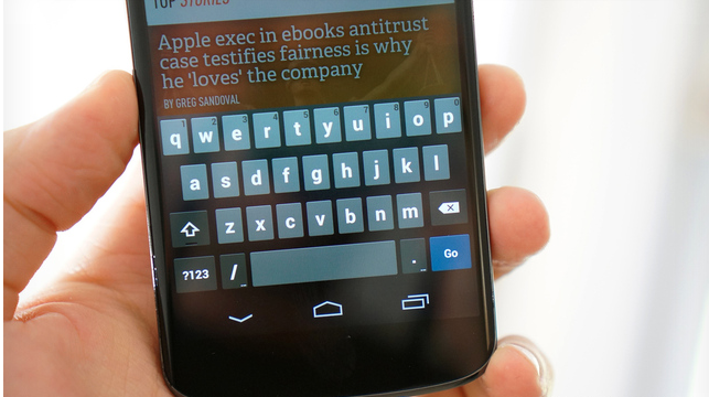 Google键盘登陆Google Play商店 可手势输入