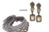 复古首饰 推荐：LANVIN：施华洛世奇水晶夹式耳环， $795 ALYSSA NORTON：复古水钻手镯，$600