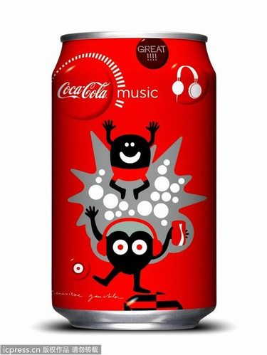 法国插画大师创作“可口可乐” 独家呈献特别版罐装