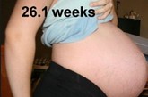 怀孕26周时
