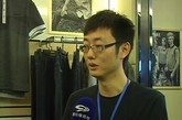 KIPONE（旗牌王）四川总代理张炯在接受四川电视台采访。