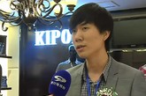 KIPONE（旗牌王）总部品牌负责人薛飞先生在接受四川电视台采访。