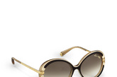 这款独特的路易威登醋酸纤维太阳眼镜，以精致的复古风情和超大尺寸的圆形镜架，将巴黎潮流时尚的精髓展现无遗。
