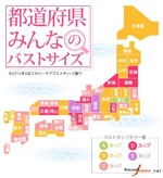 日媒绘出日本女性平均胸围地图(图)