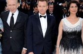 苏格兰演员伊万·麦克格雷格穿着Salvatore Ferragamo 黑色系带Tramezza皮鞋出席第65届法国戛纳电影节红毯。