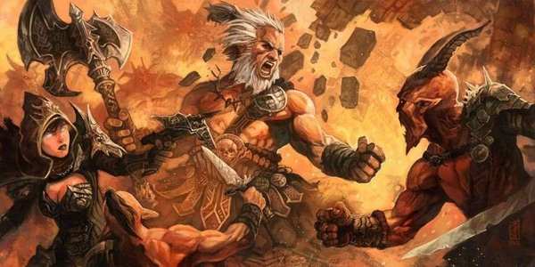 《暗黑3》最新玩家插画 恶魔猎手血腥霸气