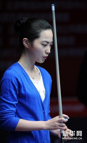 女人四年:韩国<em>九球</em>选手<em>车侑蓝</em>[高清]_体育频道
