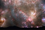 银河系仙女座40亿年后相撞效果图公布