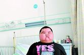 小豪在广州一家医院治疗，小豪的体重已经顺利地减下了6斤。
