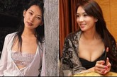 林志玲2002年，林志玲为某丰胸瘦身产品拍摄电视广告，其诱人的身材与美丽的容颜，尤其是高耸的胸部让林志玲迅速在台湾打开局面，2003年即取代萧蔷成为“台湾第一美女”。 香港“东方新地”杂志找出一张林志玲数年前走秀的“微波凸点照”，形容是没开始发育的“衫板飞钉”，对照如今号称34D的傲人本钱，质疑林志玲“成长太快”，卷入隆胸疑云中。 