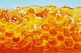 蜂蜜吃法8藕粉30克，用滚开水冲搅成糊状，加入蜂蜜30克温服，有清除虚热、润肺止咳作用。
