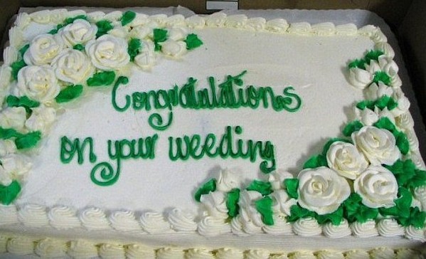 令人幸福又惊奇的婚礼蛋糕们(组图)