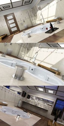 赤裸体验 时尚现代浴室地板新诠释（图）