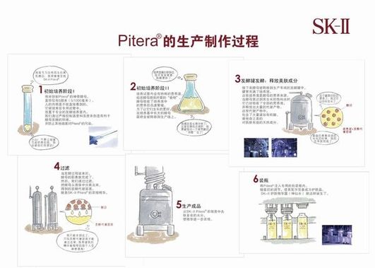 sk-ii pitera 生产制作过程图