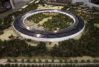 美国苹果公司新总部曝光 巨型沙盘似宇宙飞船