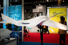 台军方展出新型隐形无人机