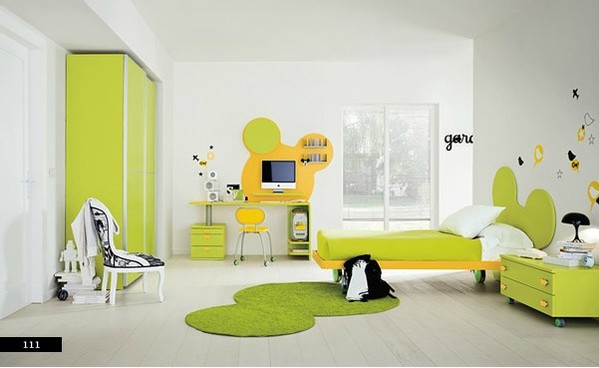 意大利团队精心打造 彩色儿童家具组合激发创意无限 