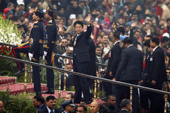 安倍出席印度共和国日阅兵式