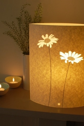 植物王国静谧感 英国设计师Hannah Nunn图案纸皮灯