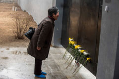 志愿军烈士家属赴陵园祭奠亲人 