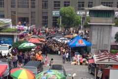 湖南株洲一公园突发事件现场