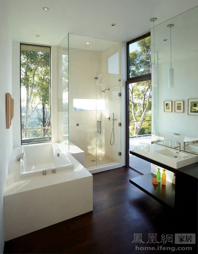 30个天堂般的现代浴室设计 奏响spa级轻松美妙洗澡曲