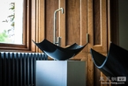  碳纤维雕塑“吊床式”浴缸 独特编制纹理极具质感