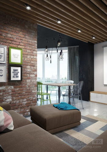 室内设计界的“制服诱惑” 工业冷感的LOFT公寓设计
