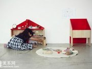 暗藏收纳功能的漂亮儿童小椅子