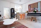 瑞典70坪公寓挑战小空间轻工业风设计