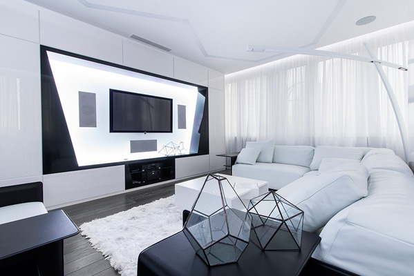 黑白装饰大冒险 俄罗斯未来派超强设计感公寓