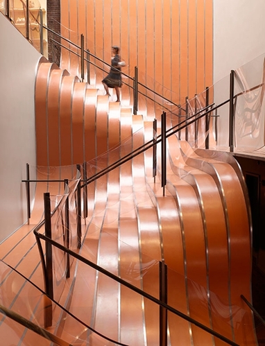 创意楼梯四大热门元素：色彩 滑梯 悬浮 视错觉