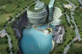 洲际世茂仙境酒店由英国建筑事务所Atkins设计。
建筑预计在今年竣工，届时将和迪斯尼乐园一起成为上海的度假地标建筑。（实习编辑：周芝）

