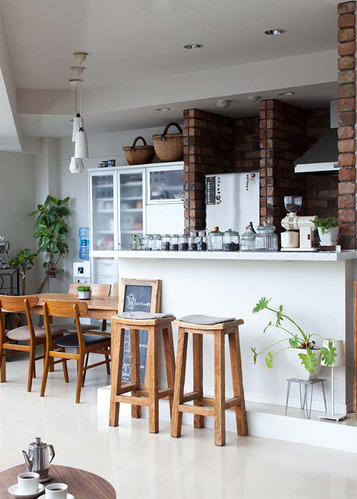 把家做成咖啡馆 咖啡元素飘满整个日式小家  