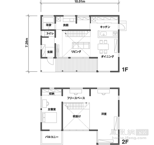 70平简约风格日本村屋 全景落地窗带来开阔视野