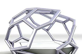 4. 几何床
这款外形奇特的Geometric床由法国建筑机构Jacob+MacFarlane设计。
