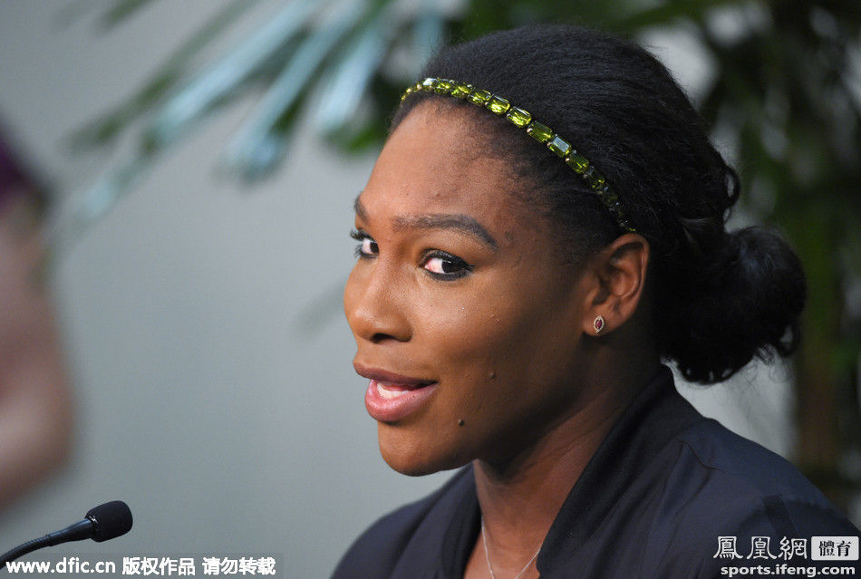 小威时隔14年重返印第安维尔斯 出席发布会变