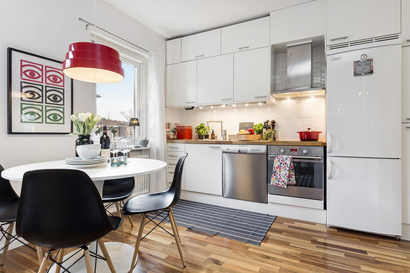 小型家居的天堂  看瑞典L型公寓如何节省空间