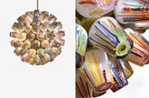 Candy Collection 由 Campana Brothers 设计，包括环状、圆形吊灯与台灯，夸张的外形结合率性的彩色涂鸦，灵感来自巴西街头市场贩售的彩色蜡烛。（实习编辑：谭婉仪）
