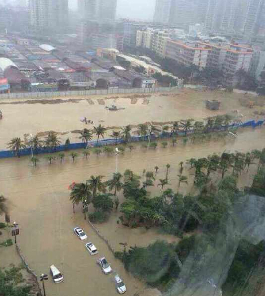 台风海鸥今日中午登陆湛江 当地市民抢购食品