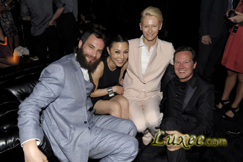 Sandro Kopp in BOSS Black, China Chow in HUGO, Tilda Swinton in BOSS Black