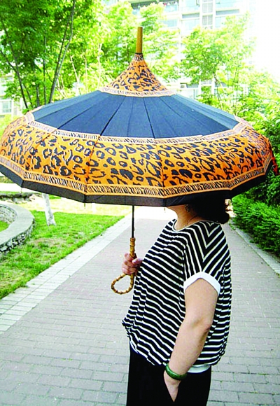 打的是伞还是华盖?