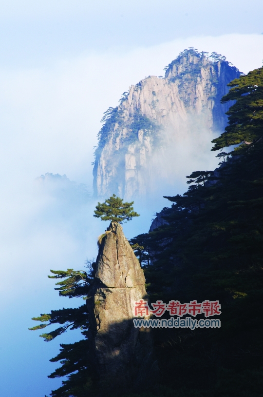 去了黄山( 酒店 )后，中学老师小依在讲解课文《游黄山记》时，将自己的体验与书本作对比，把真实的黄山展示给学生。