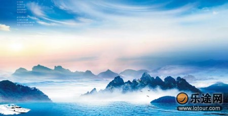 中国的仙山圣水——武当山太极湖风景