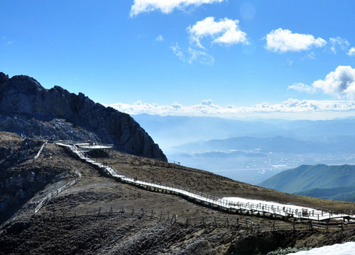 香巴拉 石卡雪山风光无限