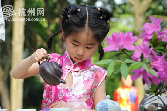 人小，茶艺可精道（第四届“茶人之家”资料图）